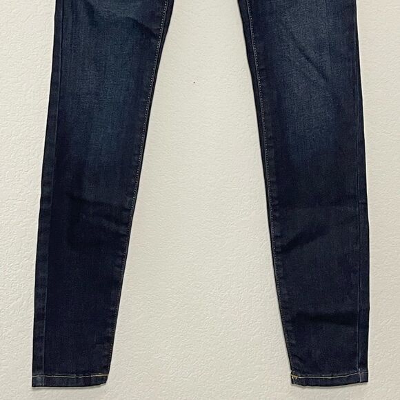 Everlane NWT Skinny Jean in Dark Indigo Size 23 Tall Authentic Stretch - Picture 9 of 10